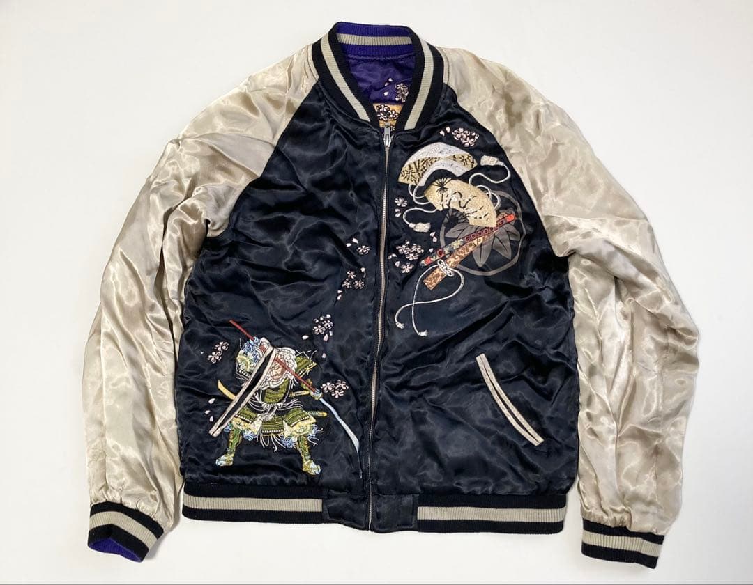 源平記 雅結 スカジャン スーベニアジャケット リバーシブル 82523320