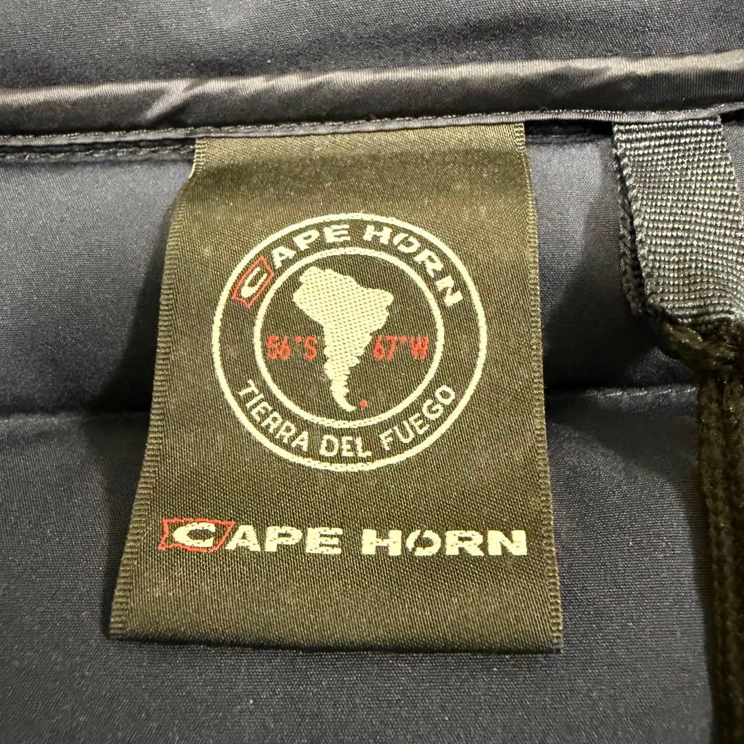 ケープホーン サンタクルス ダウンコート フード タグ付き ネイビー 44