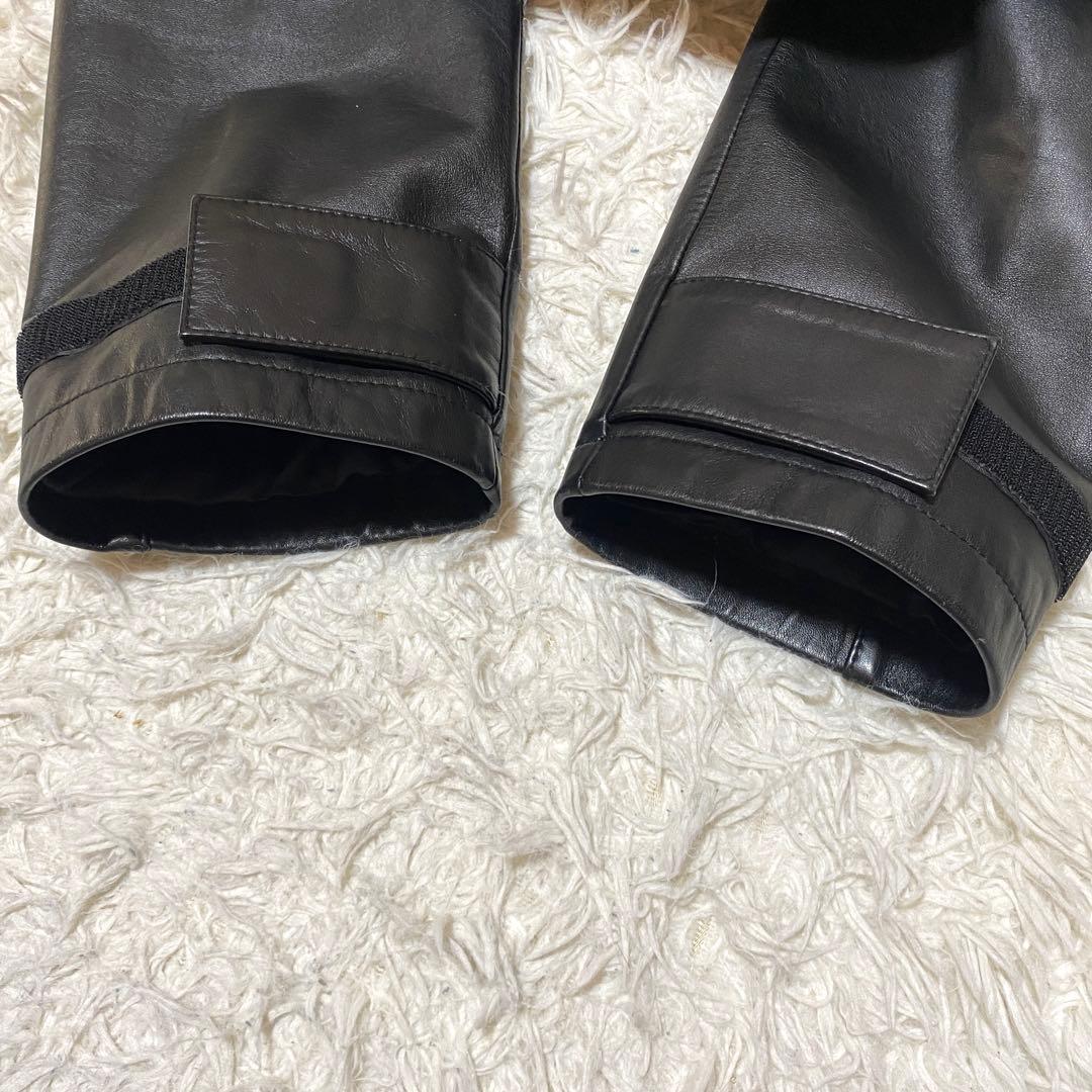 美品✨Paul smith トレンチコート 牛革 レザー 黒 ベルト M