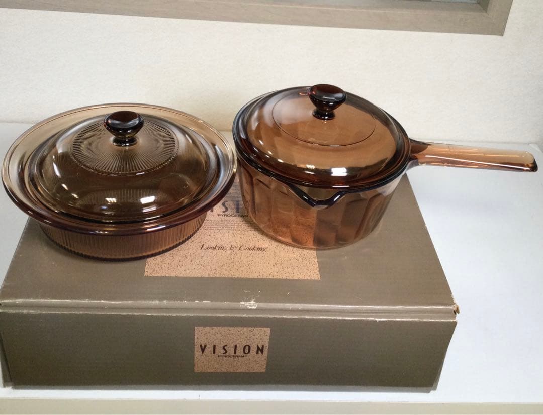 貴重廃盤品 ビジョン コーニング キャセロール 超耐熱 パイレックス 岩城硝子