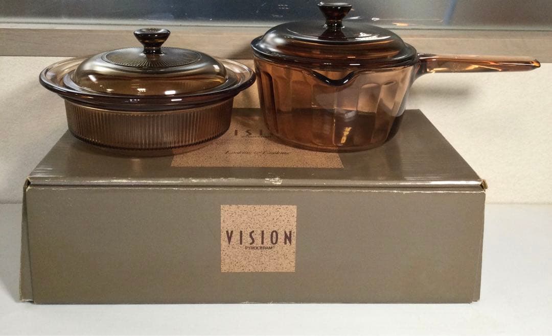貴重廃盤品 ビジョン コーニング キャセロール 超耐熱 パイレックス 岩城硝子