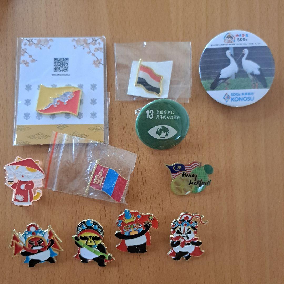 【大阪関西万博】EXPO 2025 ストラップとピンバッジ