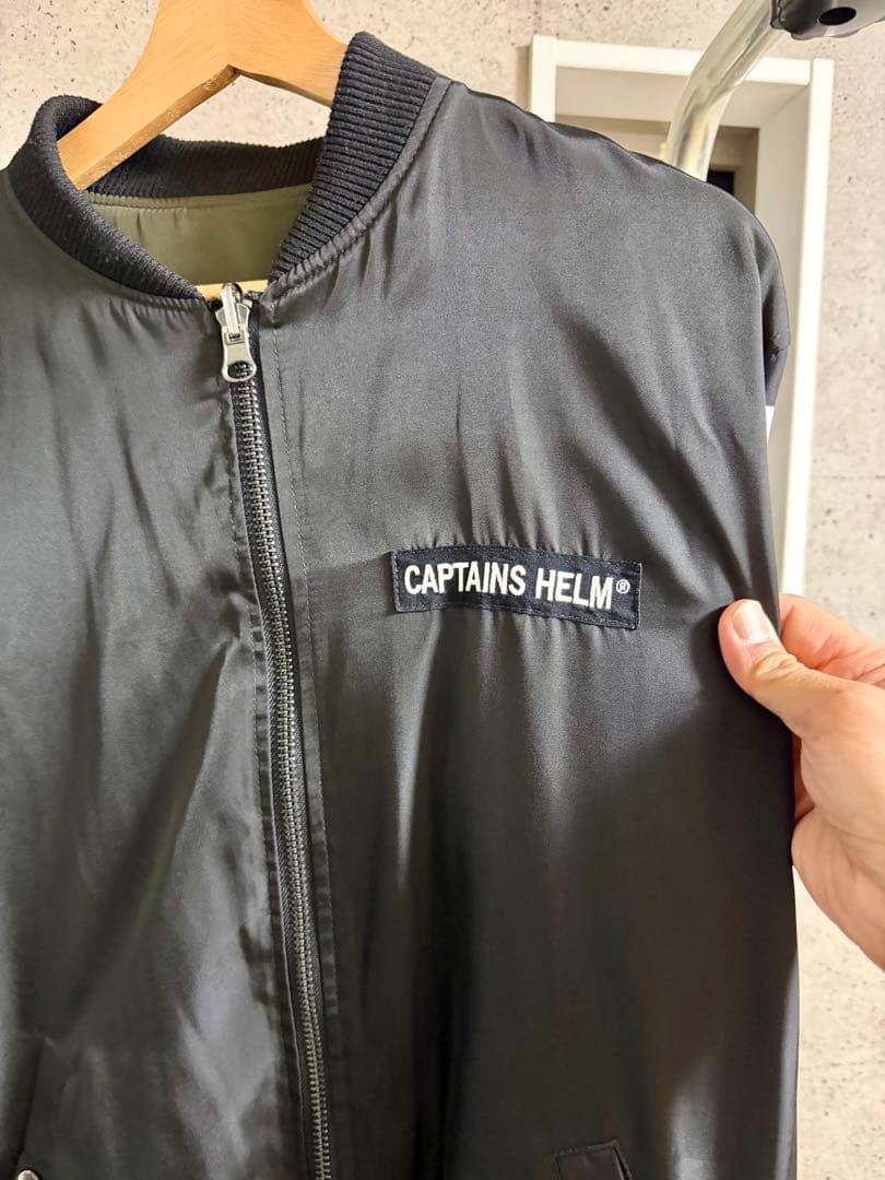 CAPTAINS HELM/ナイロンMA-1リバーシブルジャケット