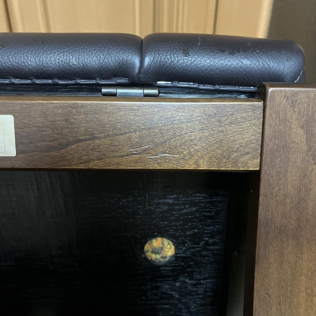 冨士ファニチア オットマン 2way スツール 椅子 レザー