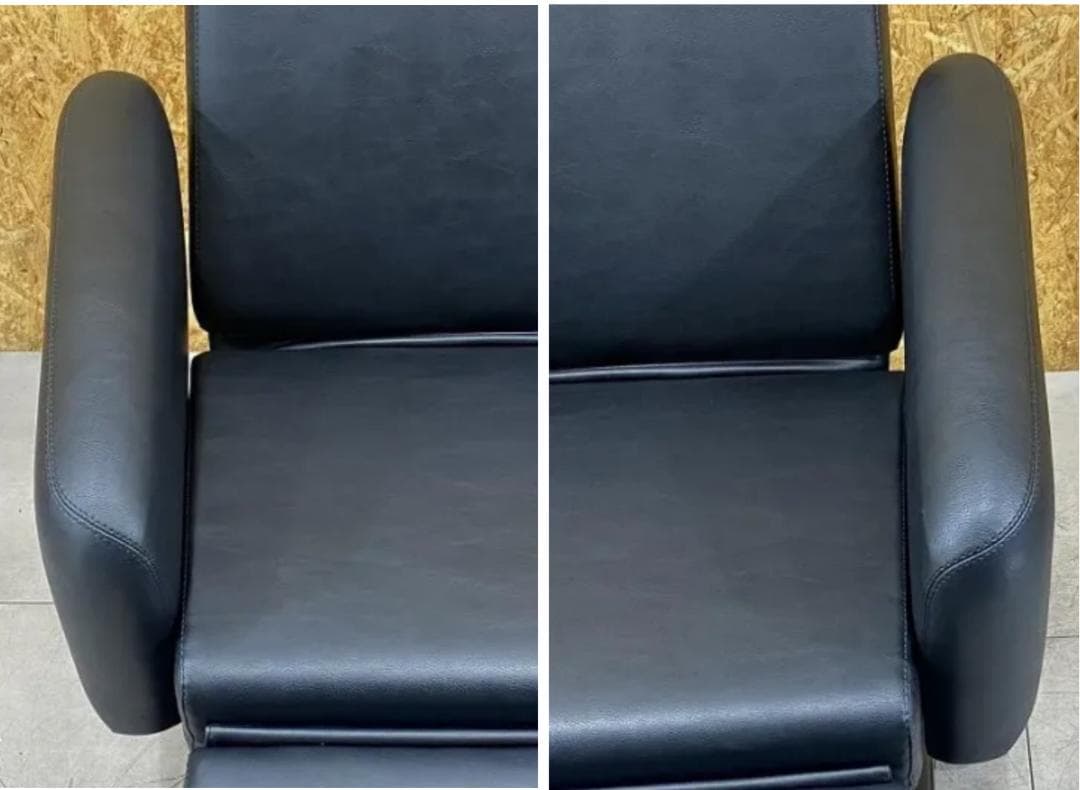 電動シャンプーチェアALVIN-Sofa ステップ付・レッ グレスト固定タイプ