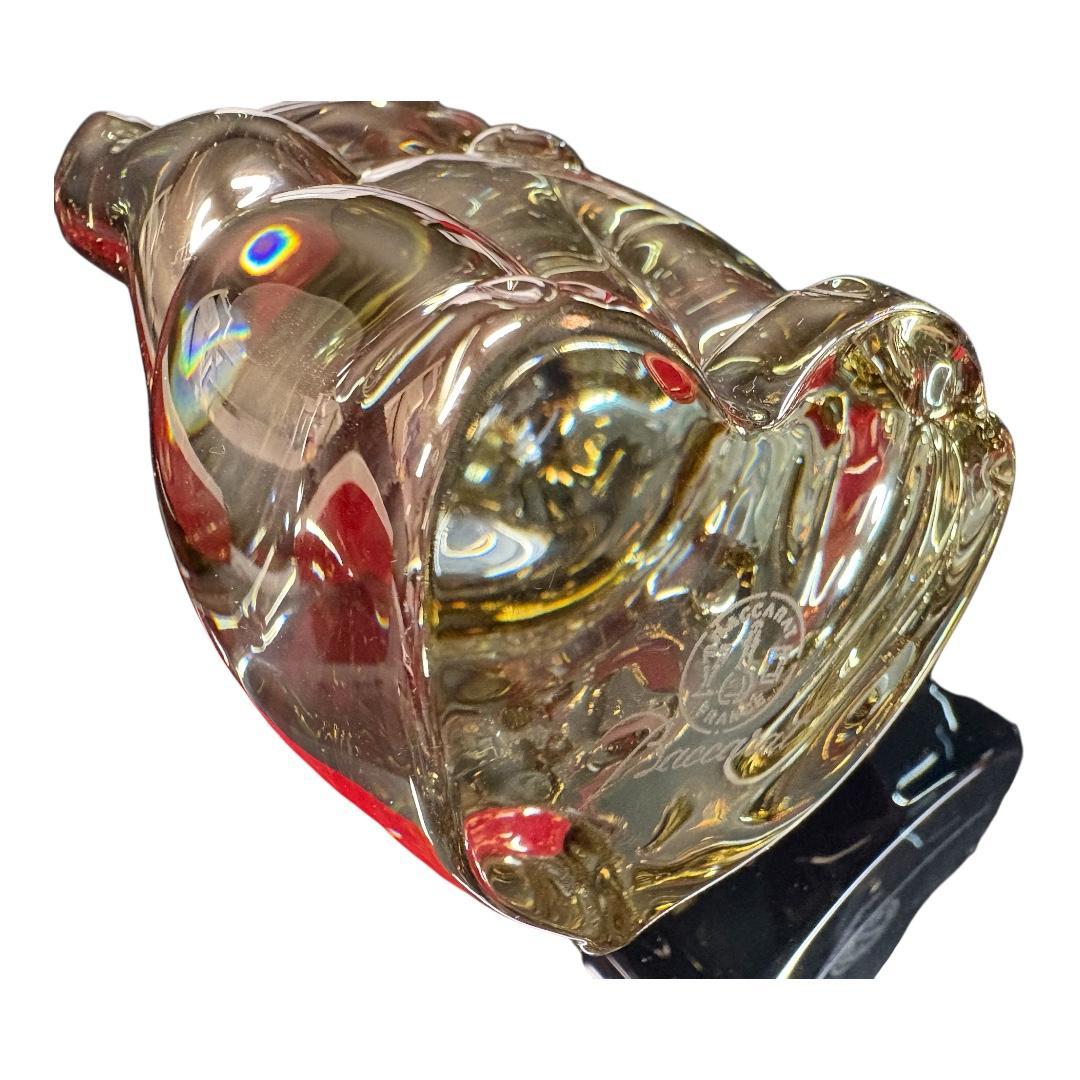 【美品】Baccarat バカラ 招き猫 ゴールド クリスタル 置物 正規箱付き