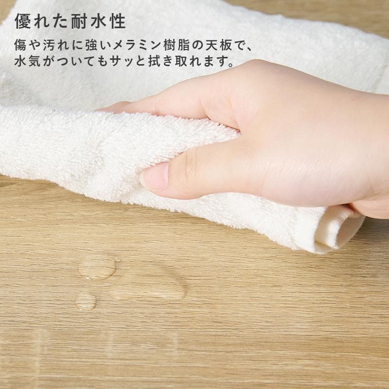 【幅80㎝】ごみ箱上ラック キッチンカウンター レンジ台 【ホワイト】