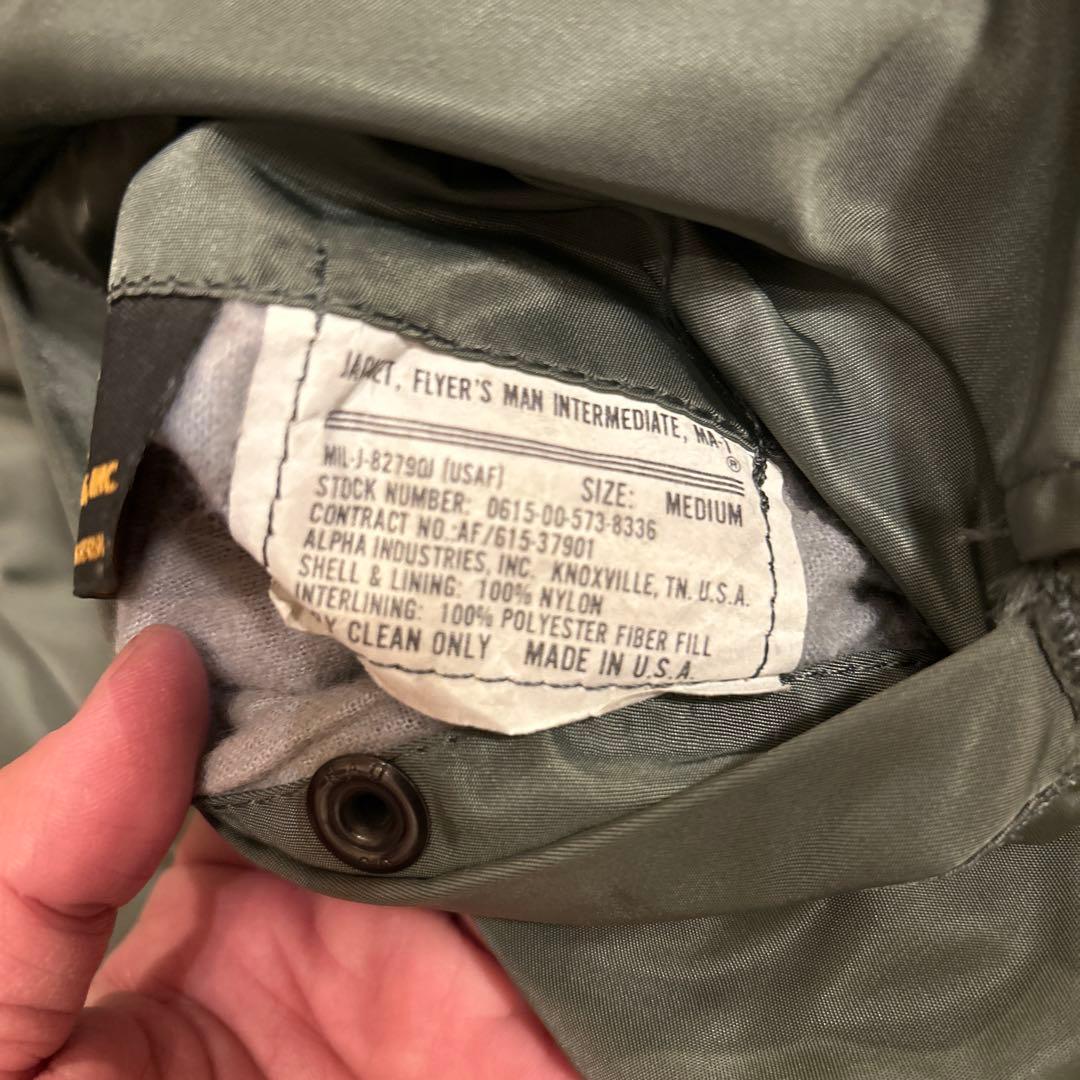ALPHA INDUSTRIES MA-1 フライトジャケット USA製 M