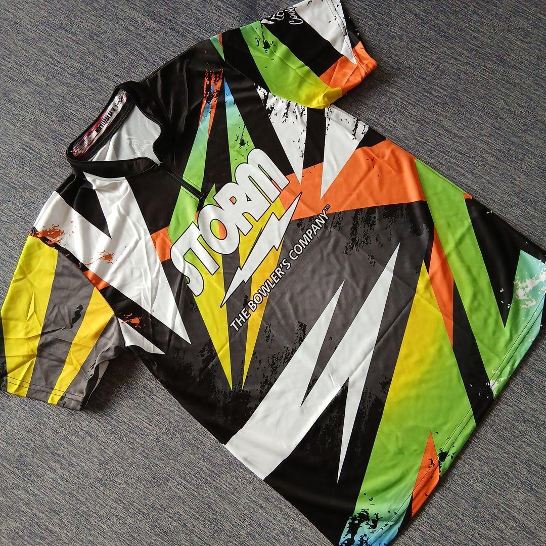 ✨新品✨ボウリングウェア　日本サイズXL　STORMグリーン　大きめ