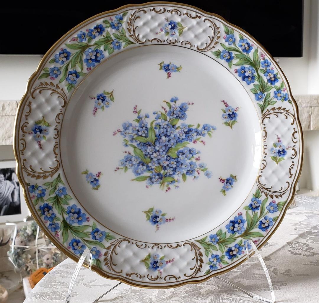 シューマン ② ババリア 勿忘草 プレート ランチプレート 26cm