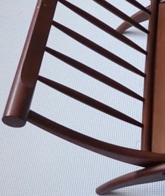 折りたたみ収納可能 今ではレアな木製マガジンラック ブラウン 送料込み・匿名発送