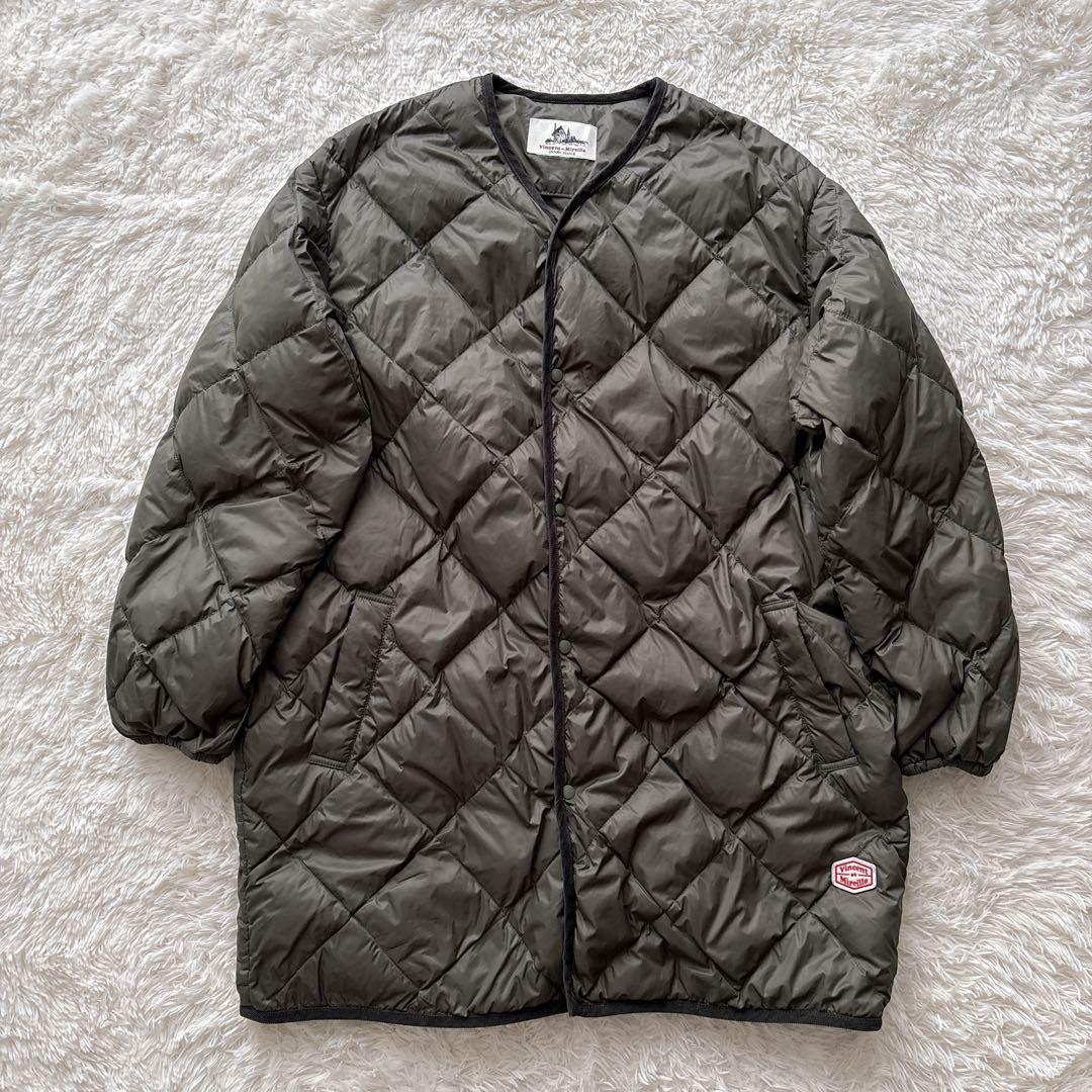 極美品 バンソンエミレイユ 洗える キルティング ダウンコート 3８　ゆったり