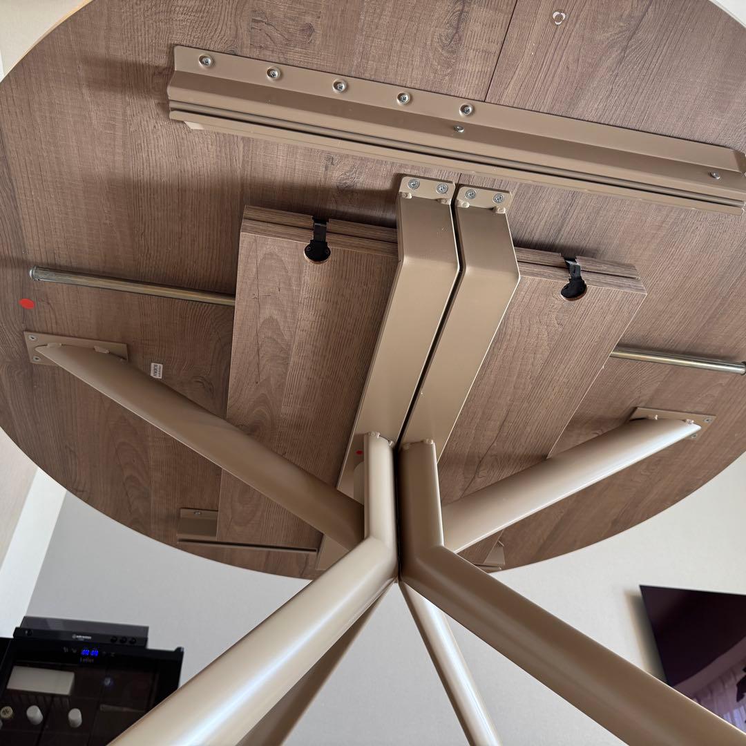 【希少】Calligaris Giove 伸縮式丸型テーブル