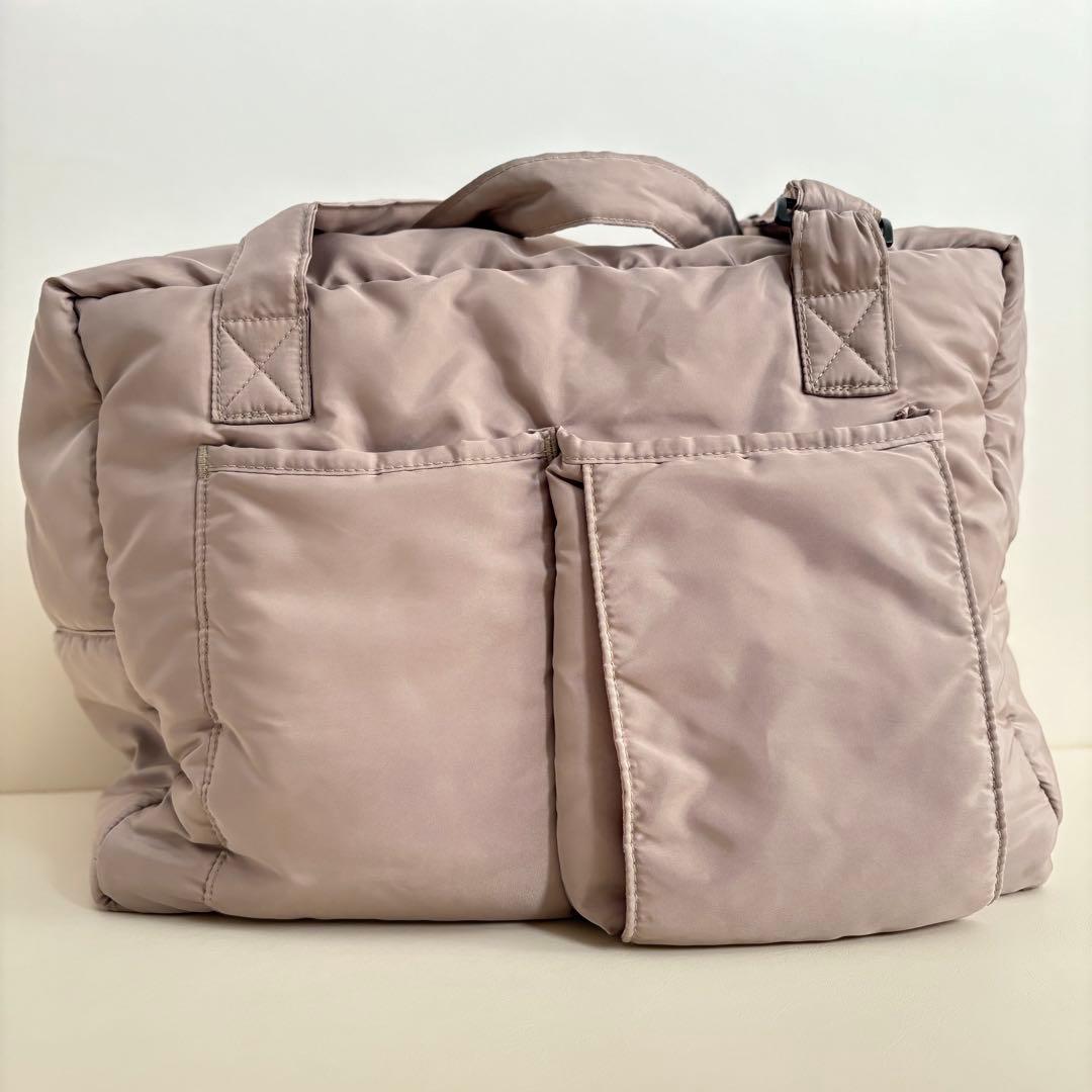 mamita マザーズバッグ　ベージュ&ミルキーピンク