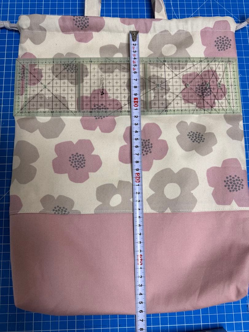 入学入園セットモダンフラワー　レッスンバック　お着替え袋　上履き入れ　給食袋４点