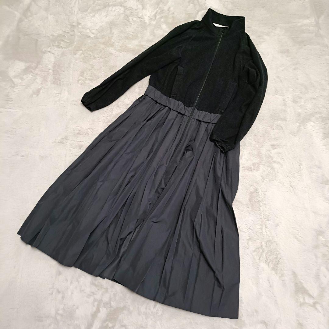 ダンスキン ロングコート 3way ナイロン ダークグリーン M 撥水