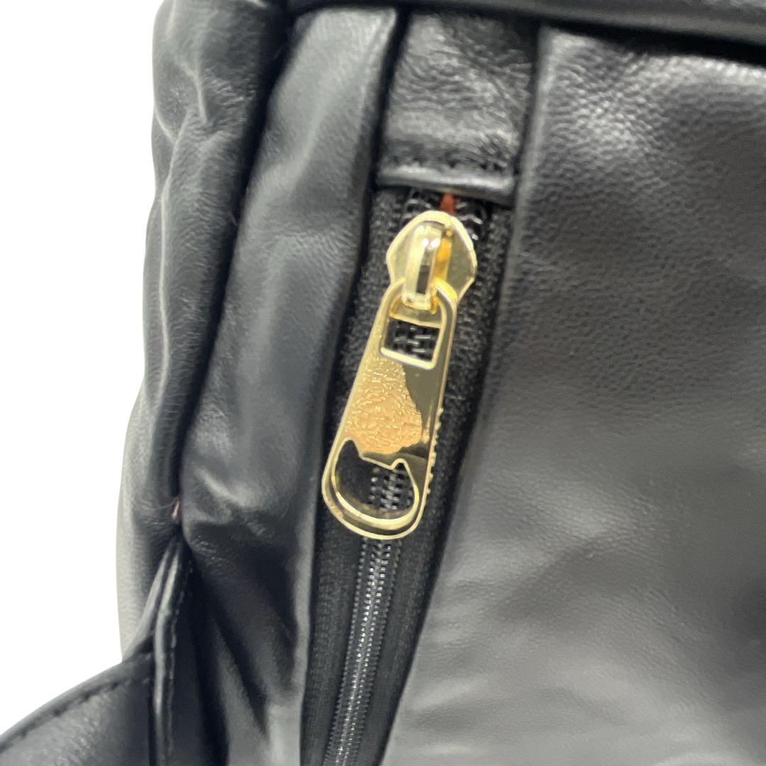 ✨極美品✨ ツモリチサト キャリー リュック オールレザー ブラック ゴールド