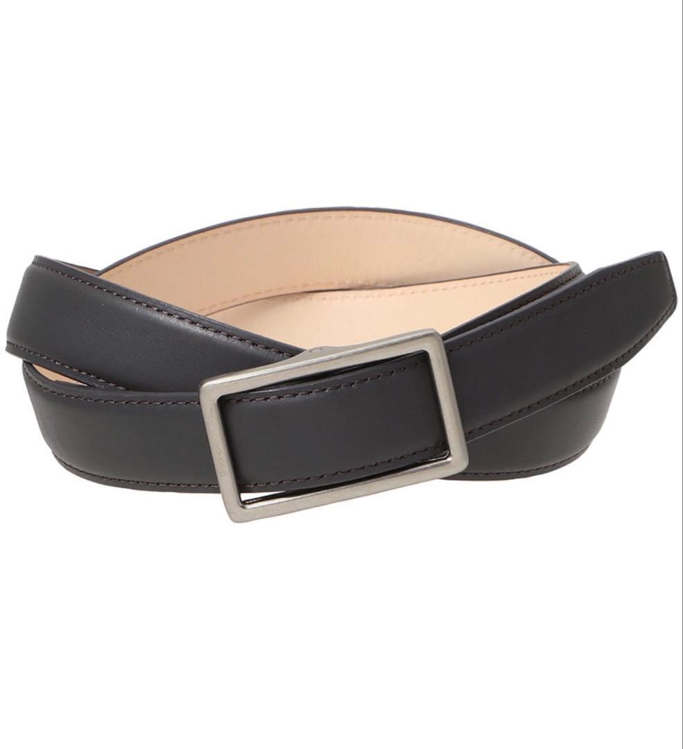 グラフペーパー graphpaper ホールレスベルト　ナロー　グレー　1