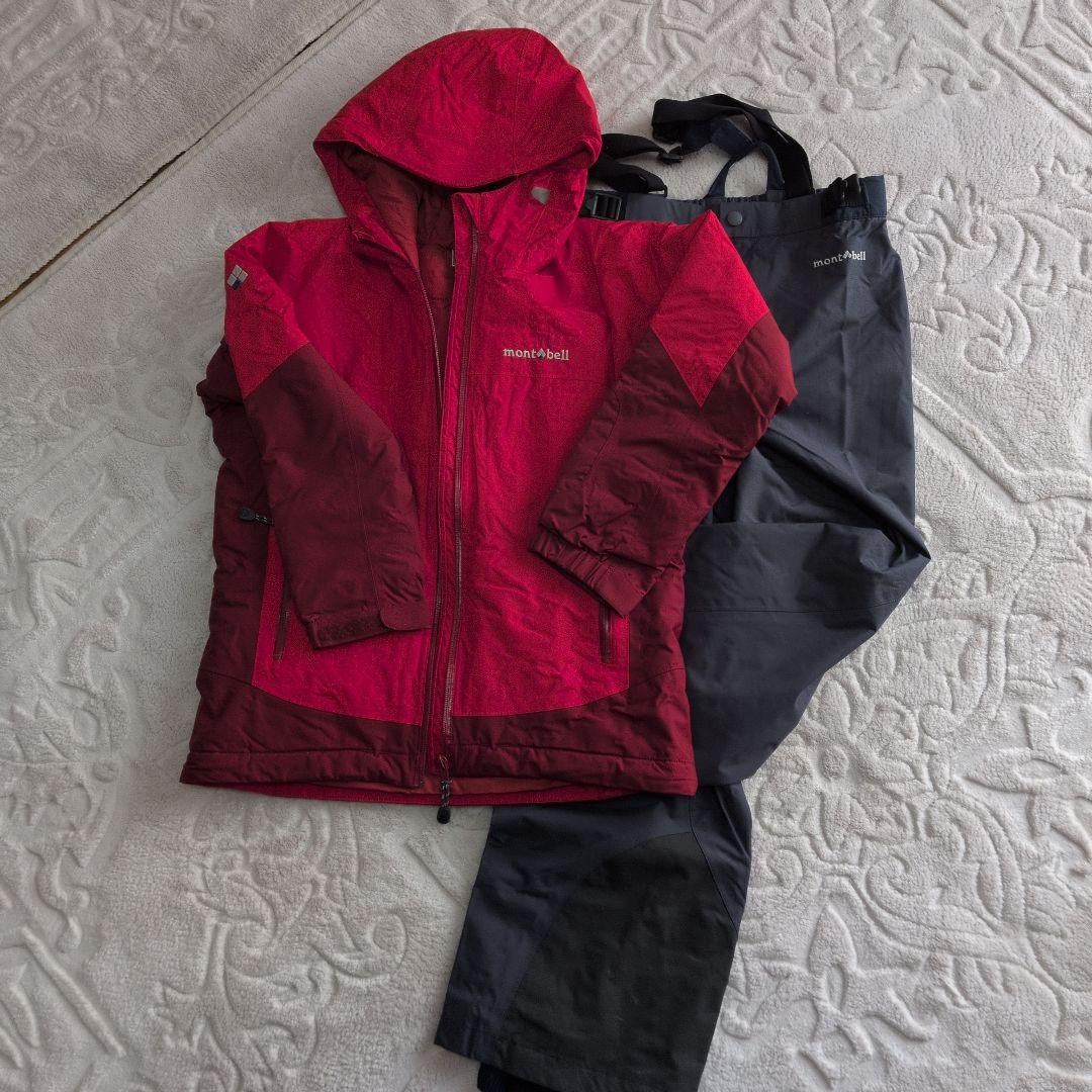 モンベル mont-bell ジュニアスキーウェア上下 サイズ 140