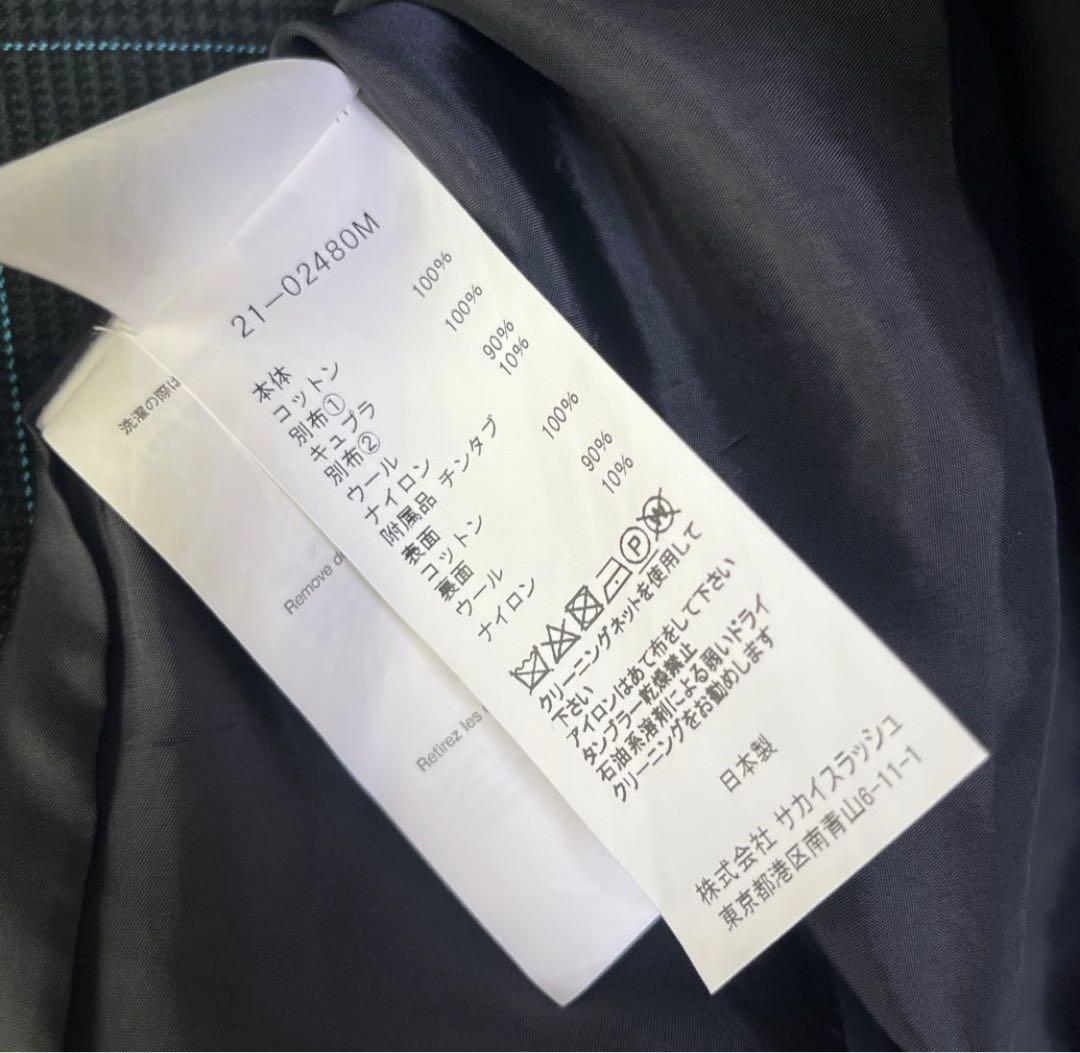 ジャケット・アウター sacai Patchwork Trench Coat 21ss size1