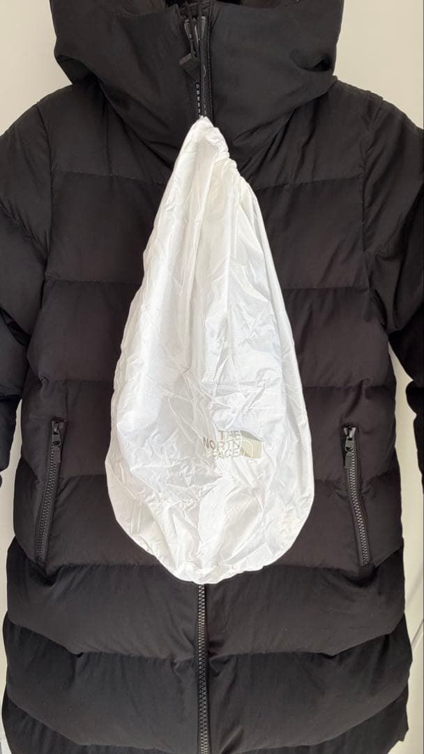 THE NORTH FACE ダウンシェルコート 黒　保存袋付き