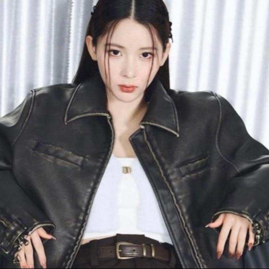 MICHIXSLY レザージャケット　黒　美品　SLY