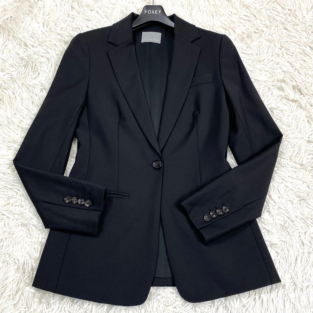 極美品✨セオリーリュクス ストレッチスーツ セットアップ ブラックフォーマル L