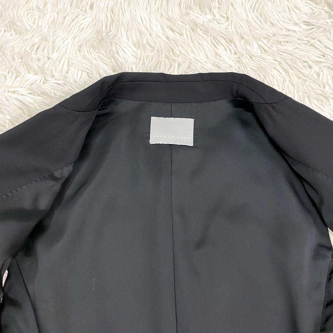 極美品✨セオリーリュクス ストレッチスーツ セットアップ ブラックフォーマル L