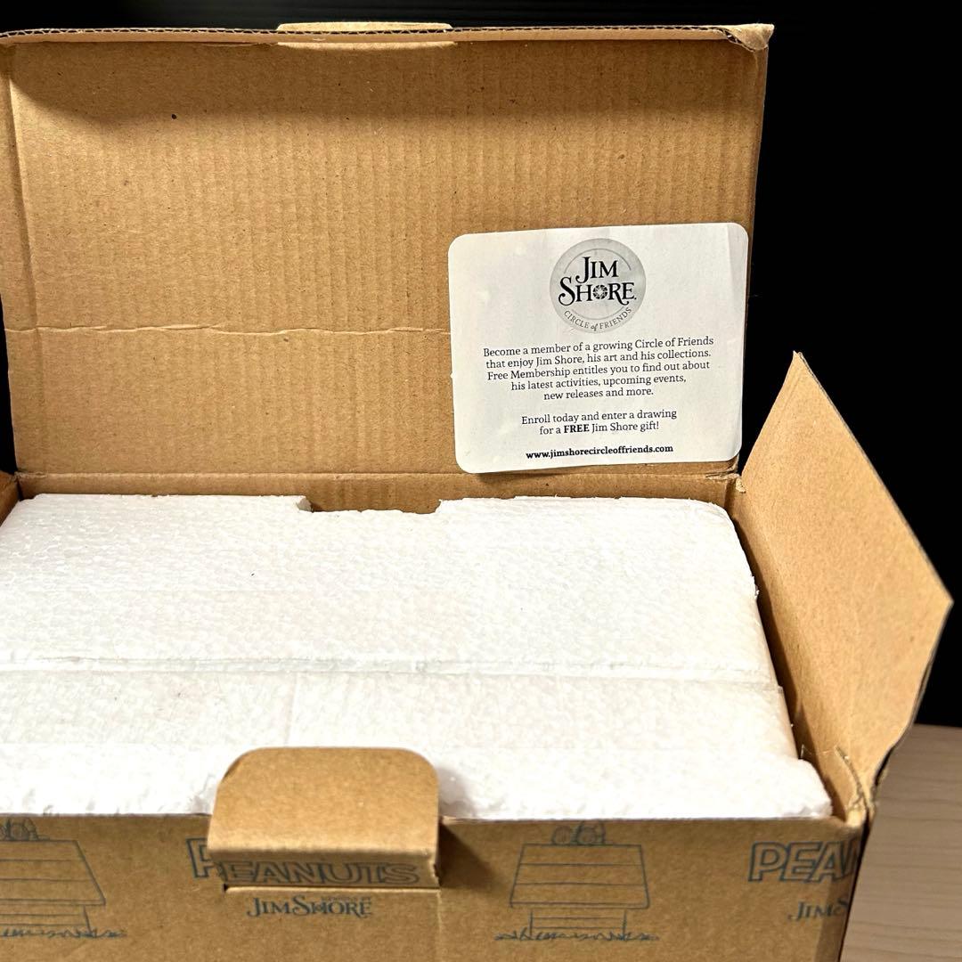 Jim Shore スヌーピー＆ウッドストック ウォーミングギフト　※元箱付属