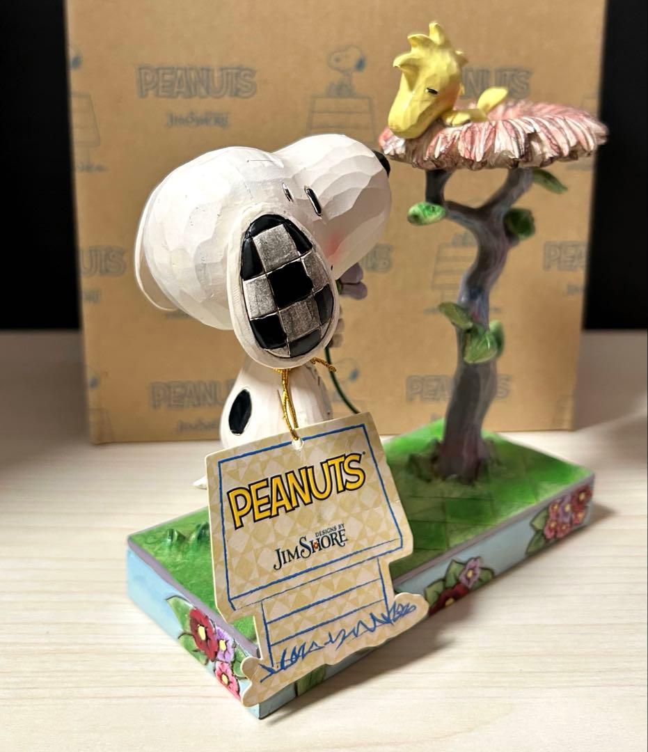 Jim Shore スヌーピー＆ウッドストック ウォーミングギフト　※元箱付属