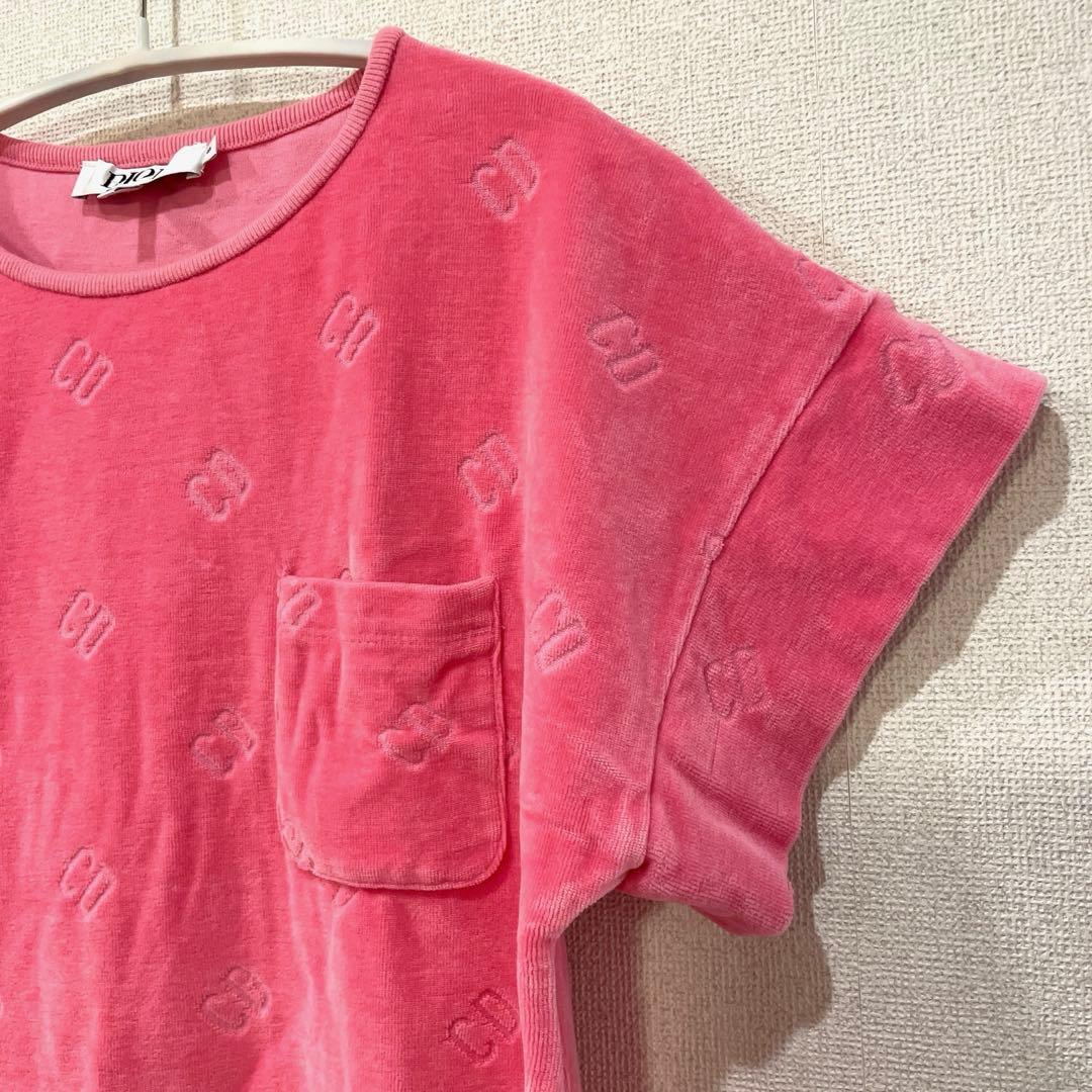 美品baby DIOR ベロアパイル　ワンピース　キッズ