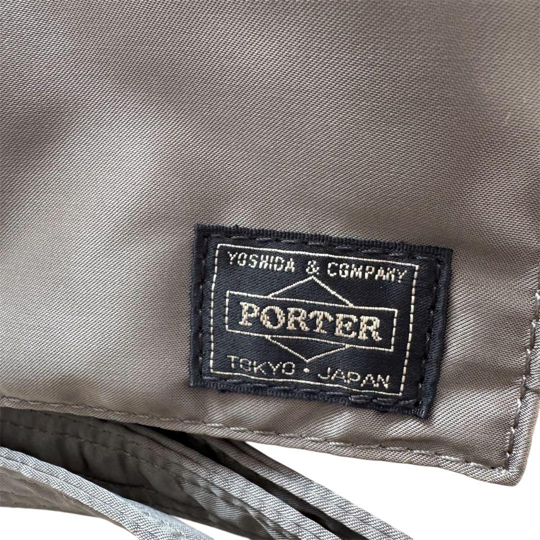 【未使用】 ポーター　タンカー　ウエストバッグ シルバーグレー 2way