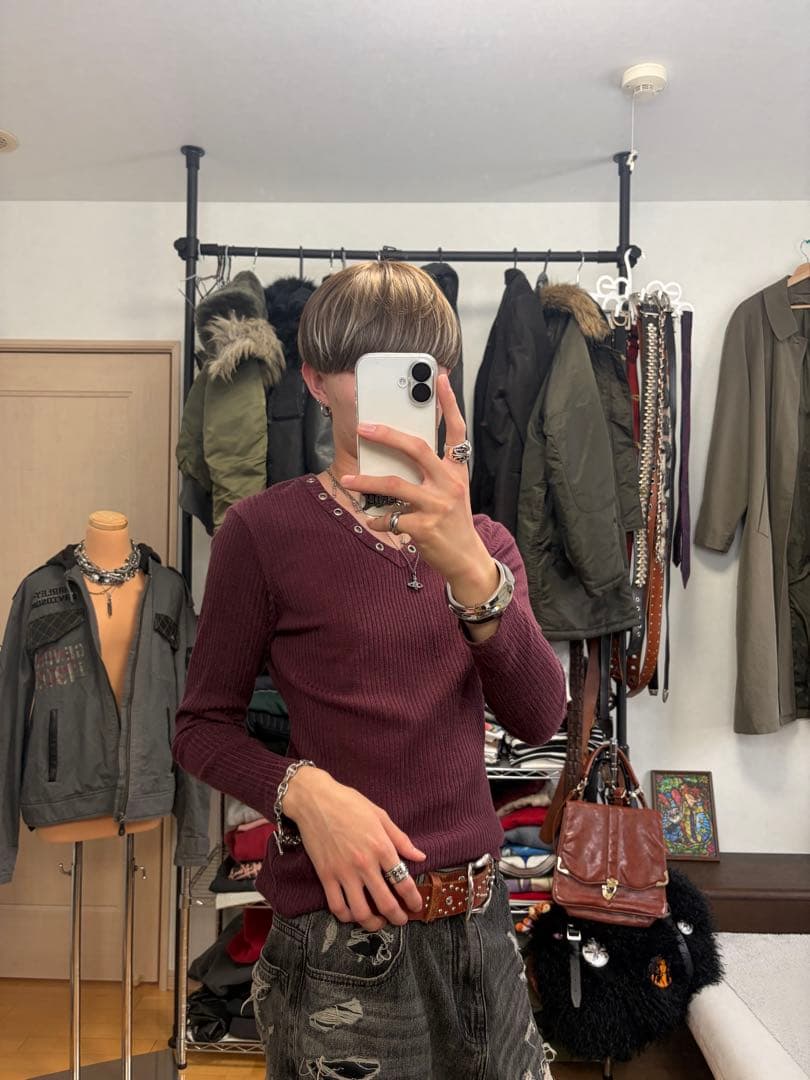 archive グランジ　平成　ギャル　お兄系　サーマル　パープル　y2k