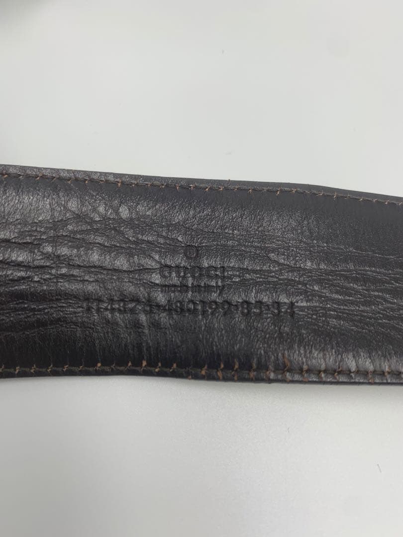 グッチ GUCCI GGパターン ベルト ブラウン/ベージュメンズ レディース