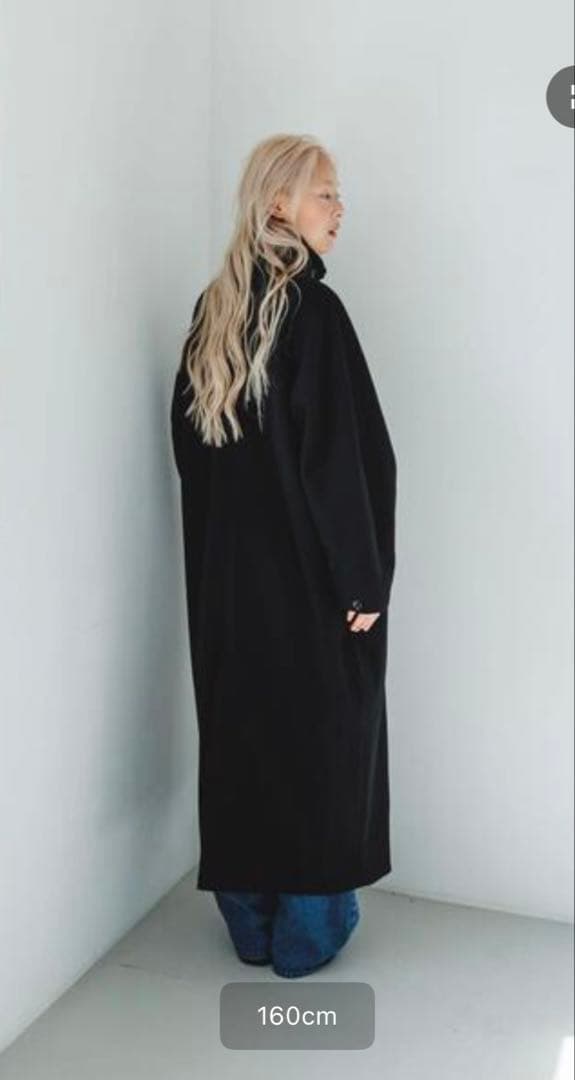 KBF⭐︎ステンカラーコート⭐︎ブラック