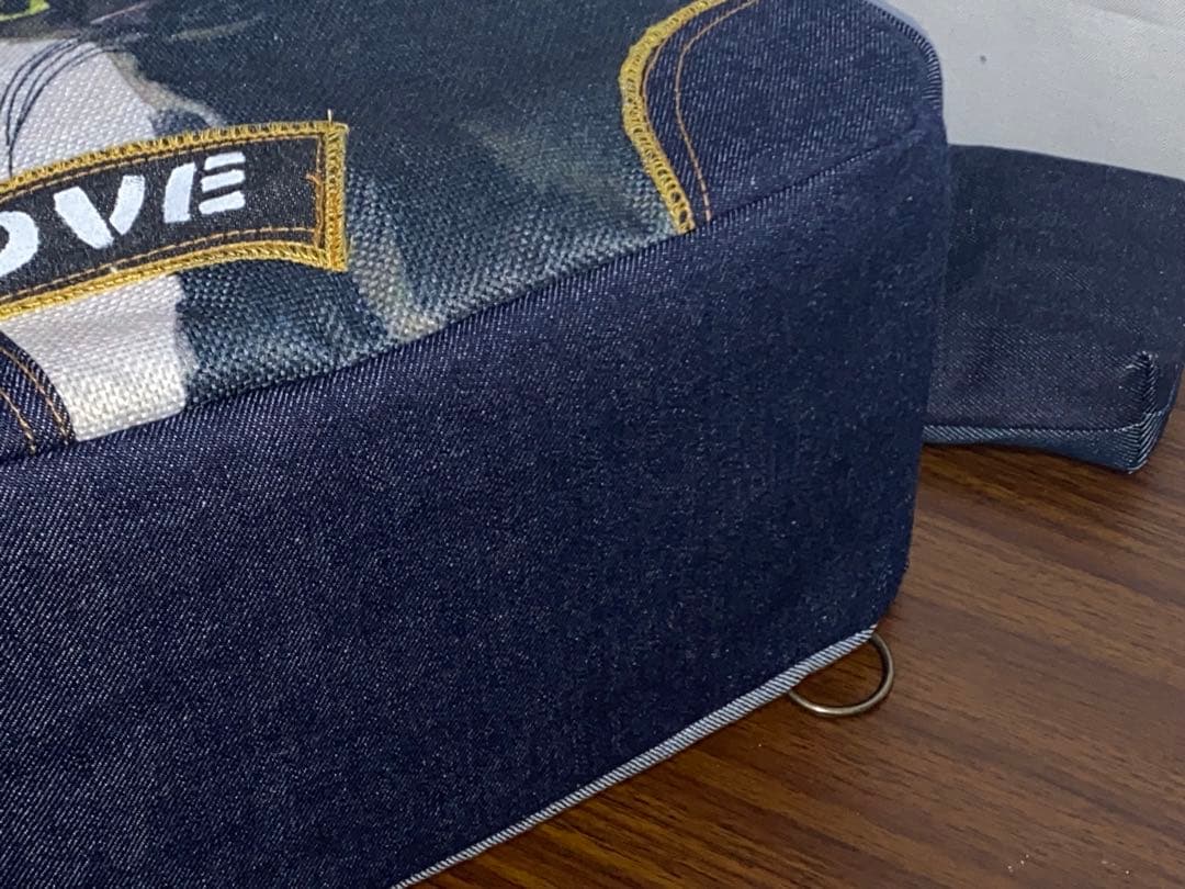 ☆岡山デニム☆黒猫☆リュック対応☆4wayボストンバッグ