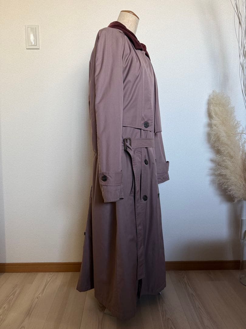 KENZO トレンチコート　ライラック