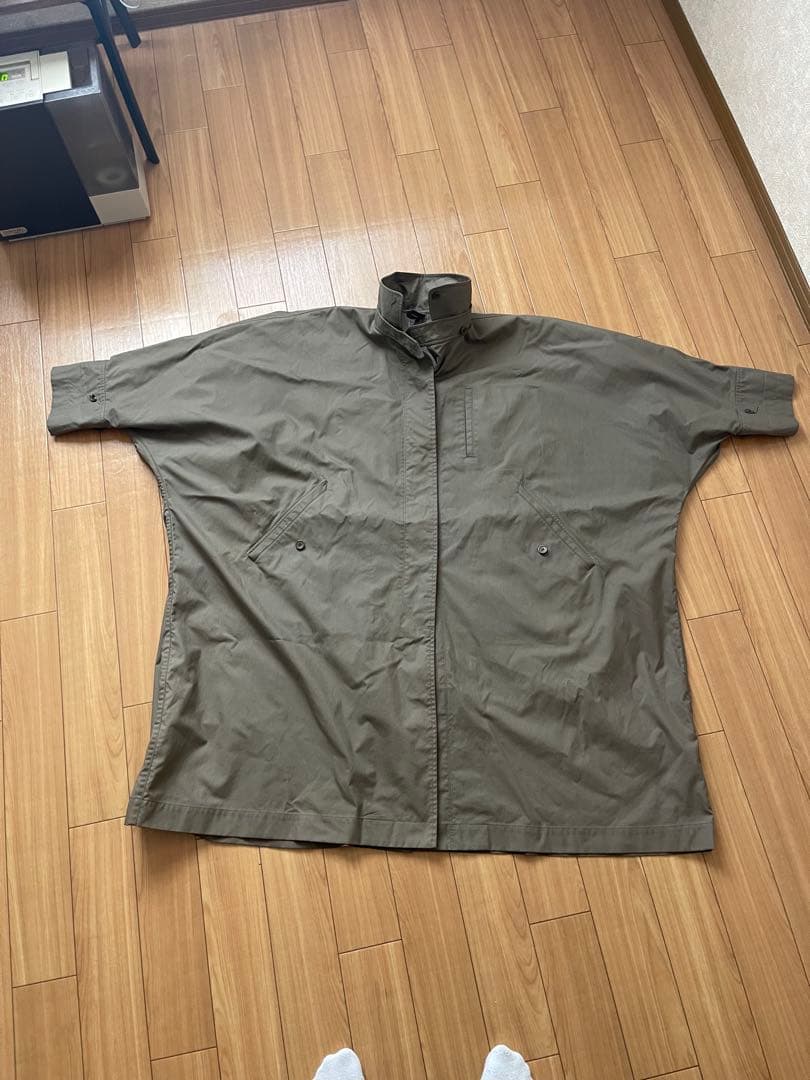 Issey Miyake イカコート オリーブ