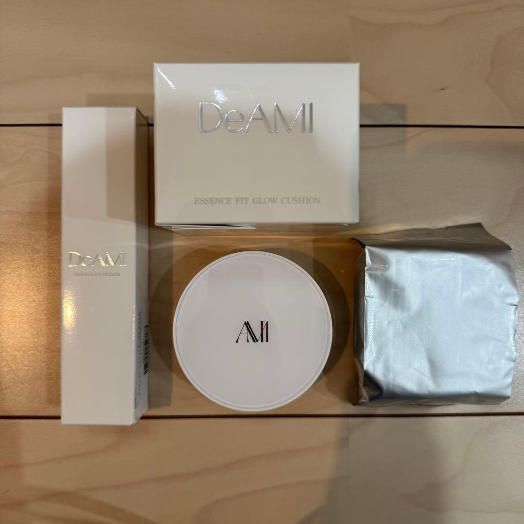 鈴木亜美DeAMIエッセンスフィットグロウクッション＋レフィル＆プライマーセット