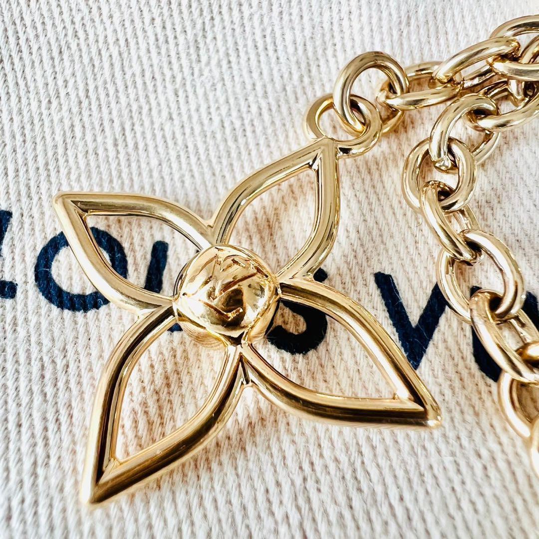 ✨極美品✨ルイヴィトン　ポルトクレ　キーホルダー　モノグラム　フラワー　サークル