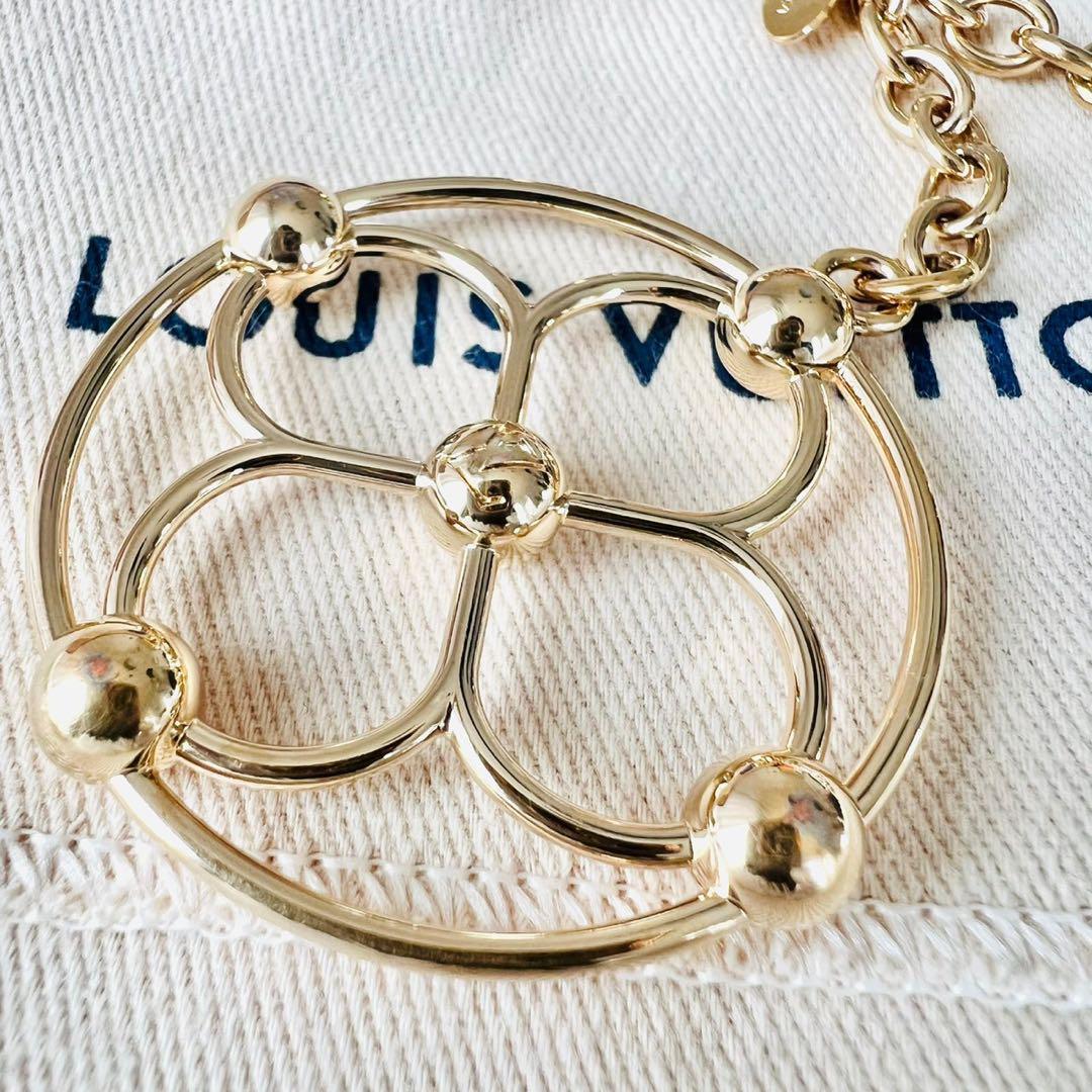 ✨極美品✨ルイヴィトン　ポルトクレ　キーホルダー　モノグラム　フラワー　サークル