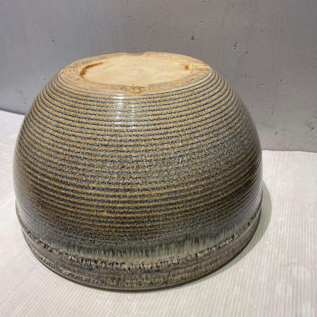 信楽焼　睡蓮鉢 直径32㎝ 水鉢 メダカ鉢 丸型　花瓶　花器　壺　水槽