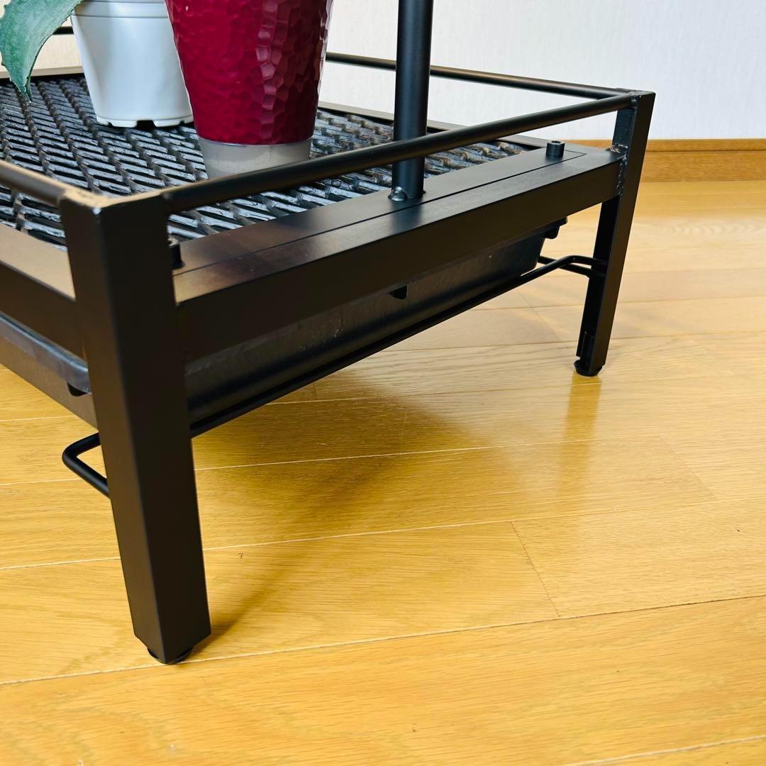 植物棚　シェルフ　アガペーラック　ダクトレール50cm 受け皿