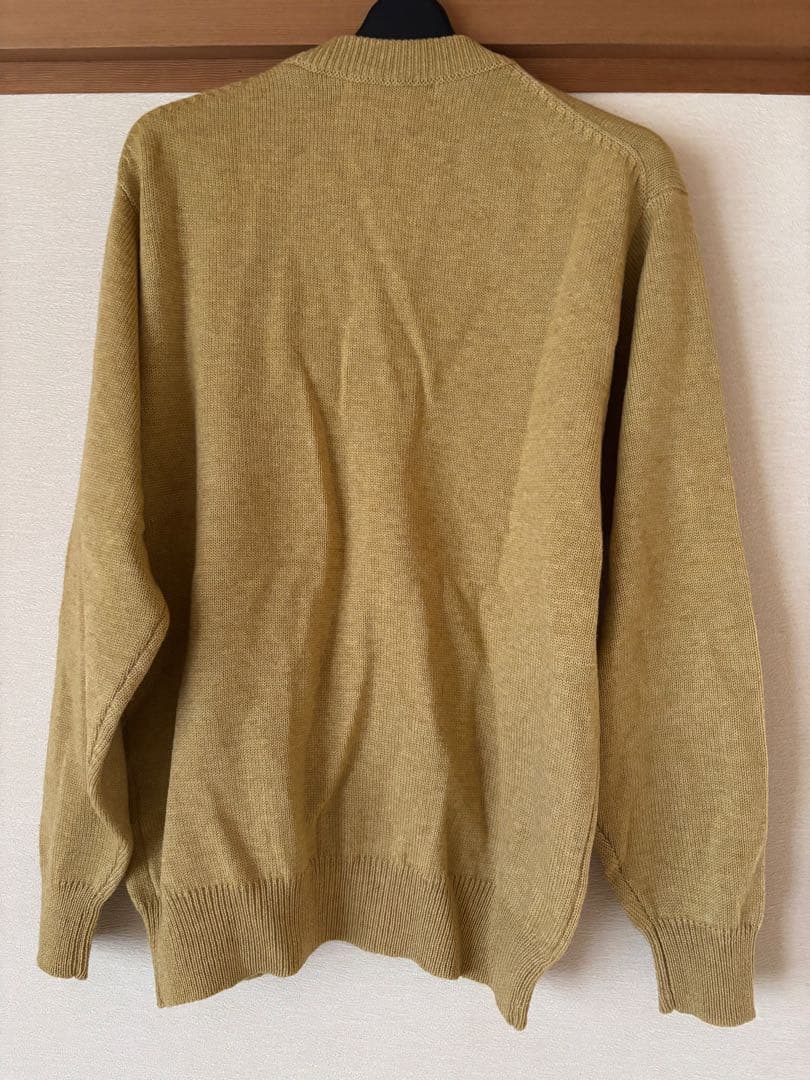 FUKUZO 横浜 元町 カラシ色カーディガンMサイズ