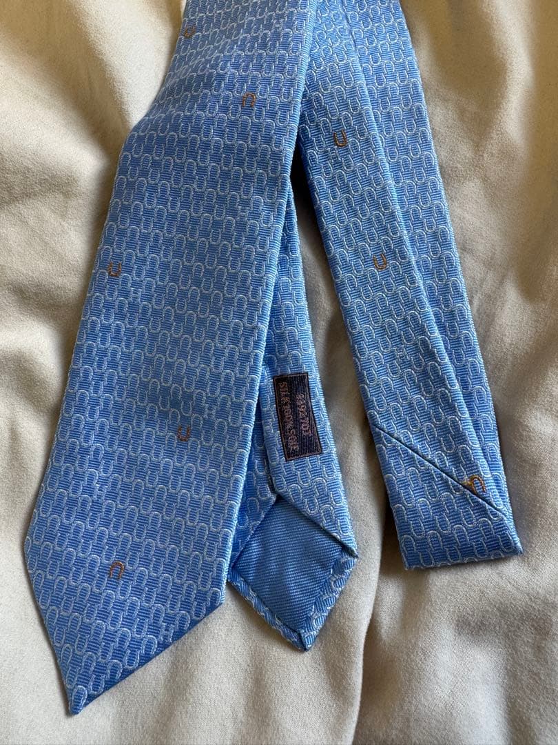 エルメス 幾何学模様 シルクネクタイ