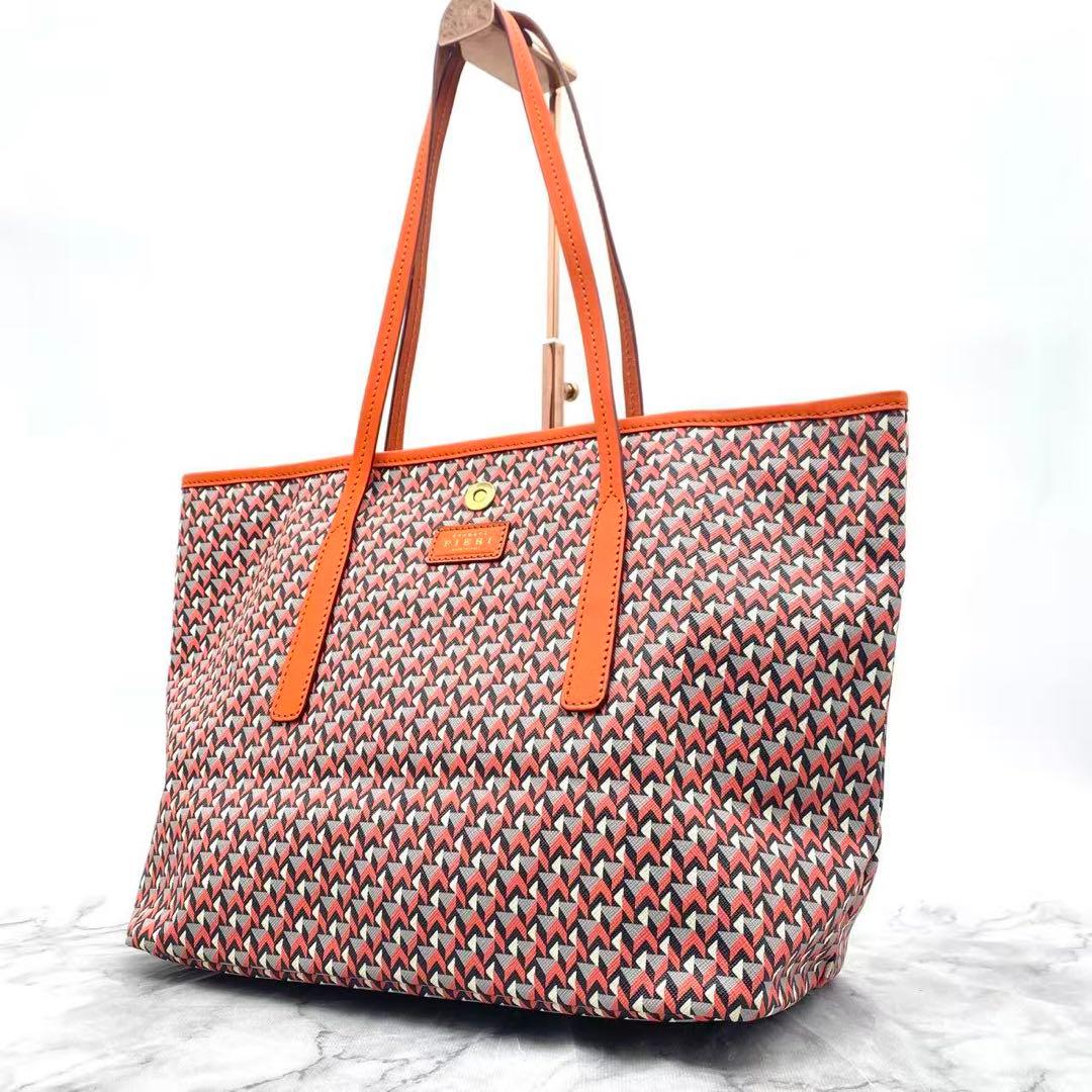 未使用　ロベルタピエリ　KAGO トートバッグ　肩掛け　大容量　A4 オレンジ