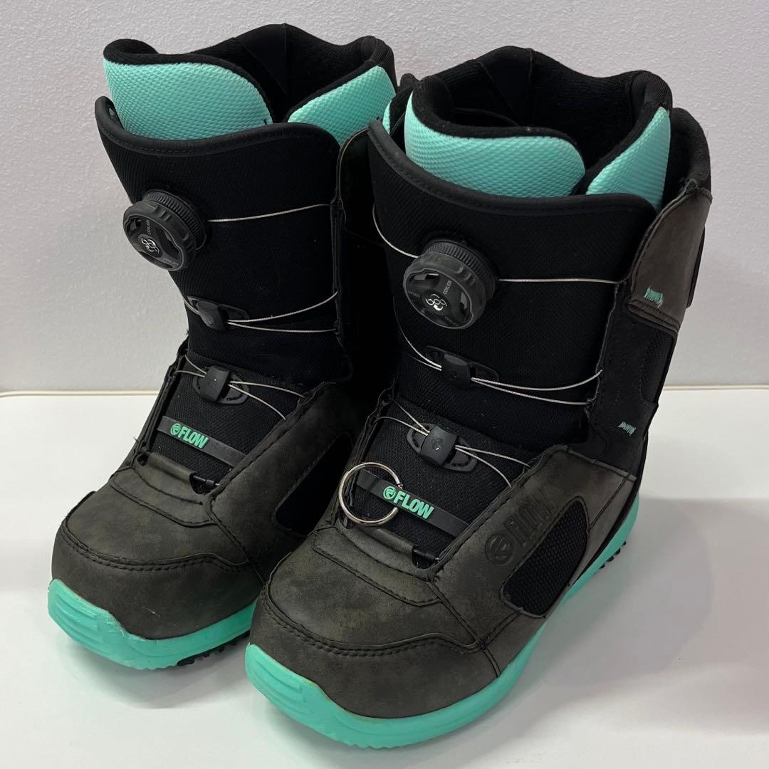 【美品】FLOW スノーボードブーツ レディース23.0cm ボア
