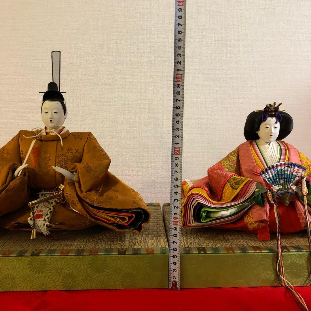 平安雛幸作　（四世雛幸　伝統工芸士認定）雛人形　親王飾り