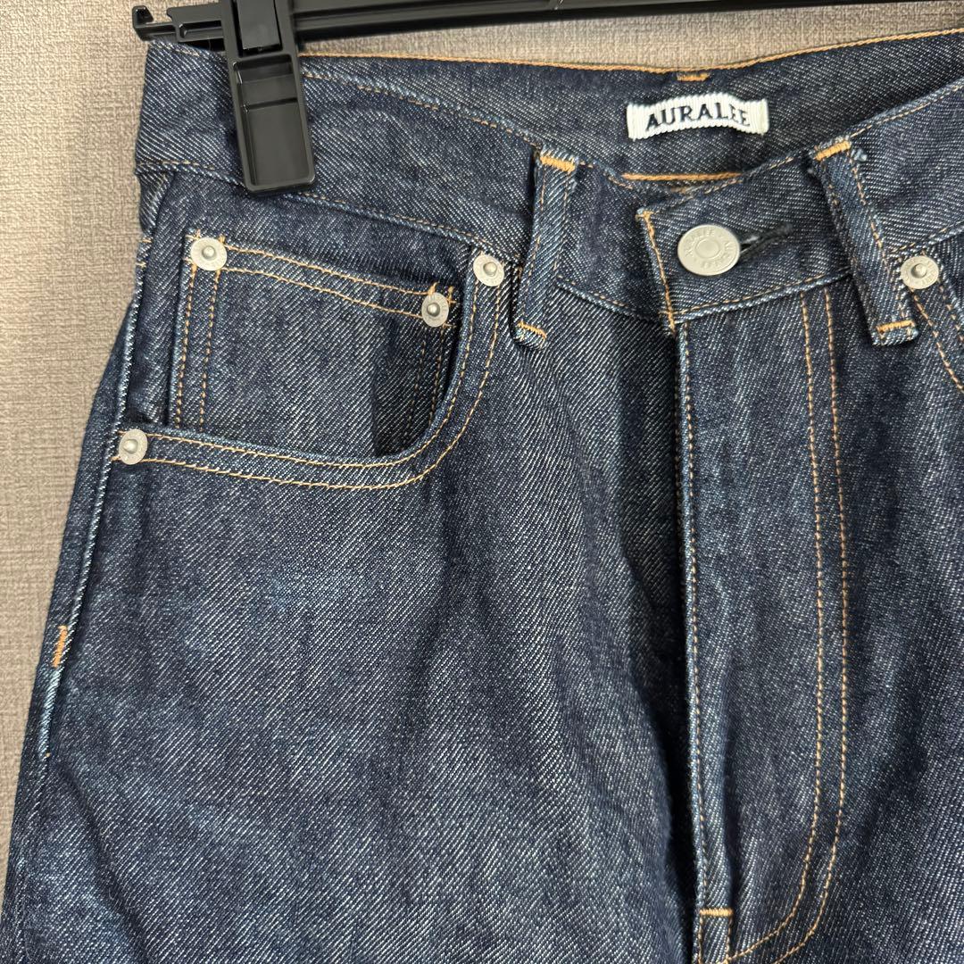 AURALEE HARD TWIST DENIM 5P PANTS 24インチ