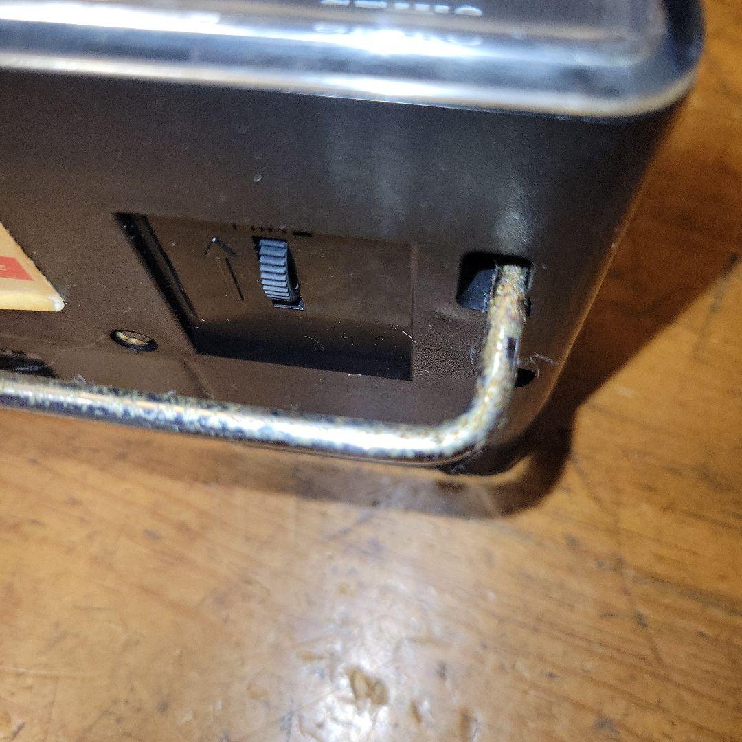 【稼働品】SEIKO パタパタ時計 QN-411K ブラック 状態良好